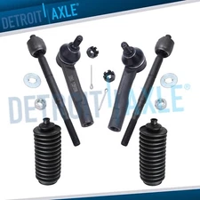 6pc Front Inner Outer Tie Rod w/ Boots For 2001 2002 2003 2004 2005 Lexus IS300