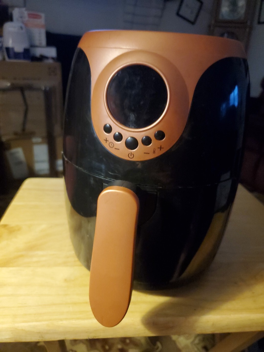Copper Chef 2 qt Air Fryer with Fry Tray & Recipe Book Item #4-00544-01 