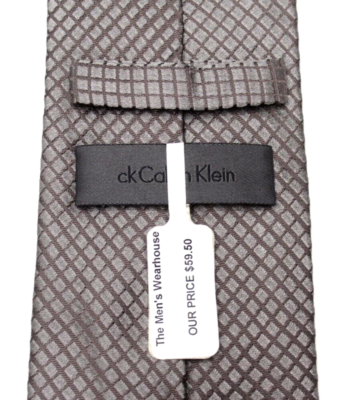 1299) NEW CALVIN KLEIN MEN'S TIE 100% SILK MADE IN CHINA