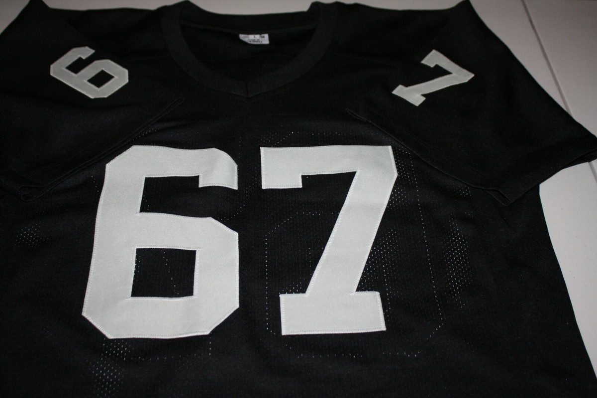 OAKLAND RAIDERS RUSSELL MARYLAND #67 SIGNED HOME JERSEY MIAMI U
