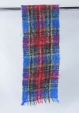 MONTROSE Handwoven in SCOTLAND Mohair Wool Shawl Wrap Stole Scarf Fringe VINTAGE