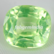 8 Ct Cushion Cut Loose Gemstones Mint Green Tsavorite Natural Garnet