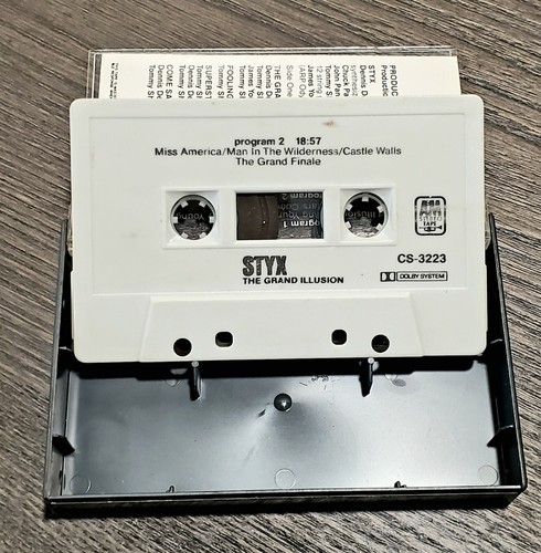 Styx The Grand Illusion Cassette Tape 1977 - Picture 4 of 4