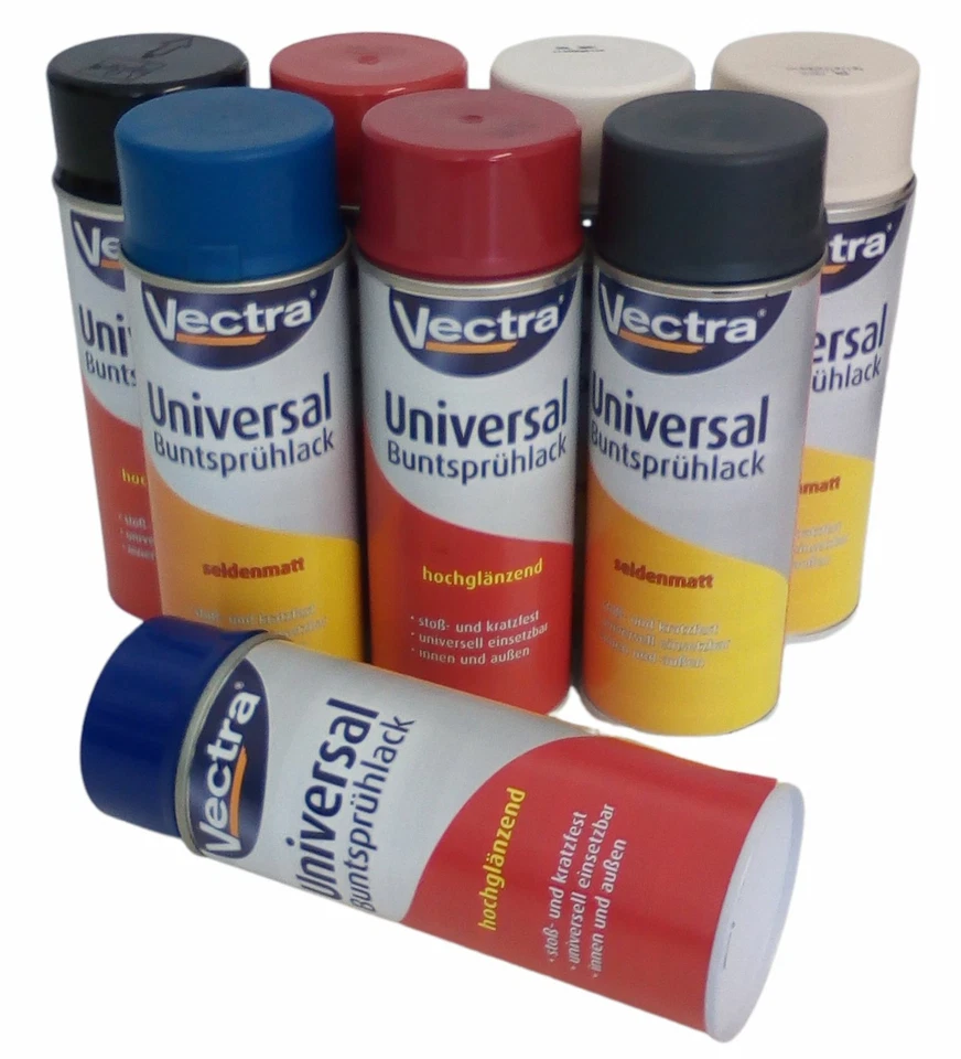 Vectra® Universal Sprühlack Lackspray 400 ml Farbspray Sprühdose Spraydose Dose