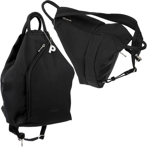 Picard Meno Donna Borsa Zaino Tessuto Borsa a Tracolla 3x Cerniera Lampo  Volte | eBay