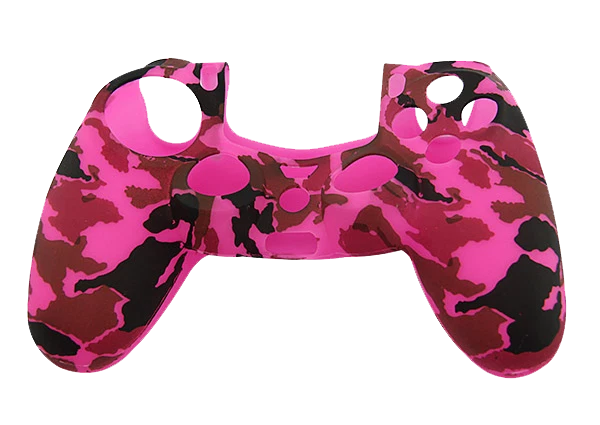 Silicone Cover For PS4 Controller Case Skin - Hot Pink Camo - Bild 3 von 3