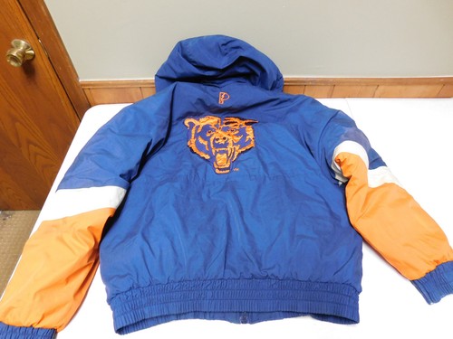 Vintage Men's Chicago Bears Pro Player NFL Jacket Coat Size L - Picture 3 of 8