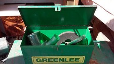 GREENLEE SMALL STORAGE BOX 16"X7"X h:9" W/ MISC ACCESSORIES PARTS