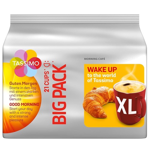 TASSIMO Kapseln Morning Café XL Big Pack T Discs 5x21 Getränke Kaffeekapseln - Bild 6 von 8
