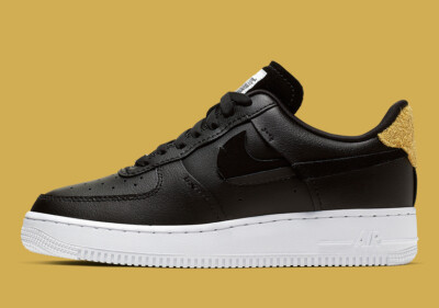 NIKE AIR FORCE 1 LX INSIDE OUT BLACK LEATHER WOMEN'S SIZE 7.5 NEW WITHOUT  BOX ! | eBay
