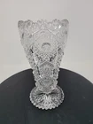 Vintage 1950’s Imperial Glass Daisy, Button and Beaded Pattern Vase