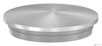 Edelstahl Rohrstopfen, FüR 33,7X2,0Mm, Nase, Leicht GewöLbt, V2A | Steinbacher©
