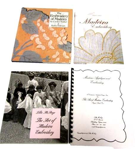 Lot Of 4 Books Madeira Embroidery and Applique Signed and Inscribed Books