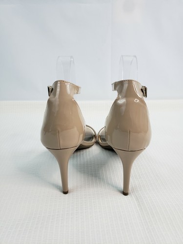 Worthington Bristol Patent Leather Pump Stiletto Heels Ankle Strap Open Toe 9M - Picture 8 of 10