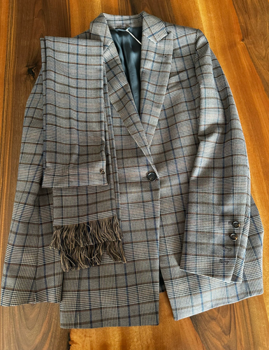Brunello Cucinelli Jacket with Scarf Coat Blazer Suit - Picture 12 of 23