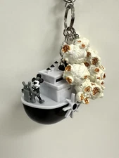 Tokyo Disneyland Resort Japan: Steamboat Willie Popcorn Keychain-NEW