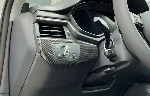 For Audi A4 A5 S4 S5 RS5 2017-2023 Real Carbon Fiber Inner Door Panel Cover Trim - Picture 9 of 18
