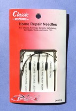 7pc Assorted Home Repair Needles Leather Canvas Carpet Upholstery Mattress Tent
