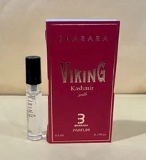 1 Vial BHARARA VIKING KASHMIR for Men 0.17 oz 5 ml Parfum Spray NEW ON CARD