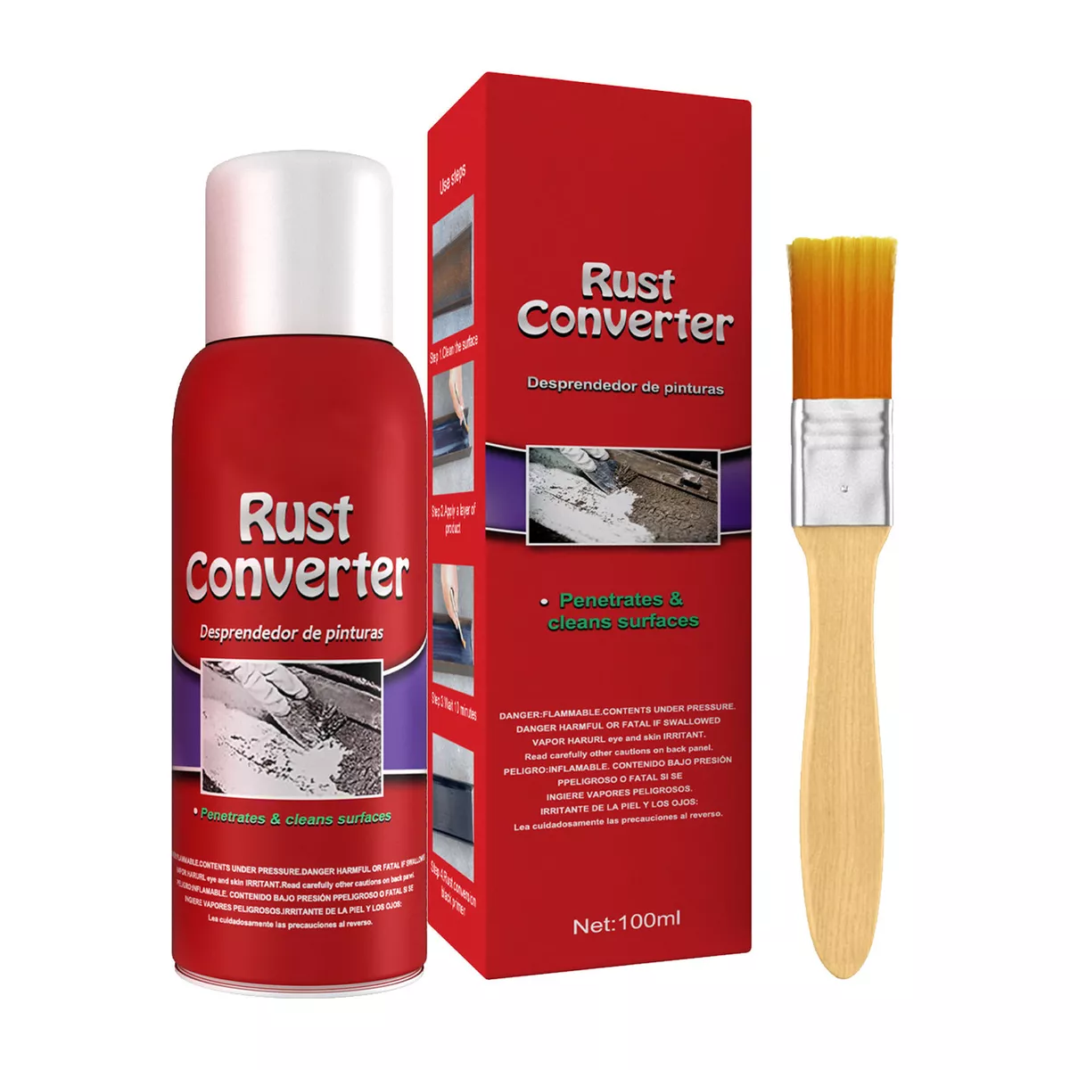 Brush on rust converter sale