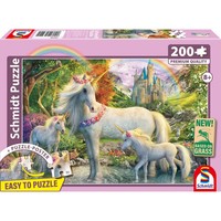 Schmidt Spiele Kinderpuzzle 200 Teile Einhornstute Mit Zwei Fohlen