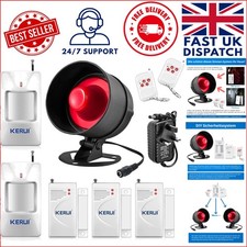 Expandable 115dB Wireless Home Security System with Remote Control - DIY Kit