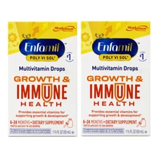 2 Pack - Enfamil Poly-Vi-Sol Vitamin Drops - 50 ML Each