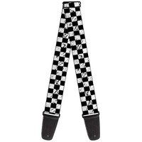 Guitar Strap - Checker Weathered2 Black/White (Us Import) Acc Neu