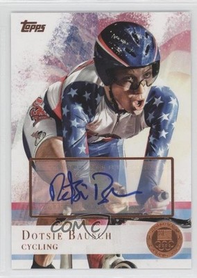 2012 Topps US Olympic Team and Hopefuls Bronze 9/50 Dotsie Bausch #41 Auto 0f8