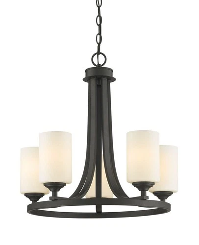 Z-Lite - Bordeaux - 5 Light Chandelier in Fusion Style - 21.5 Inches Wide by - Picture 1 of 2