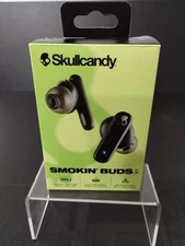 Skullcandy Smokin' Buds XT True Wireless in-Ear Earbuds, True Black