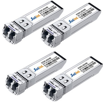 10G Gigabit Single Mode SFP+ LC Module,10G 1310nm SMF, up to 10 km, DDM,10GBa...
