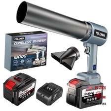 Handheld Cordless Lightweight Powerful Car Dryer Air Blower with 1800G Gray