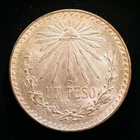 Photo of a 1943 Mexico Un Peso Silver from an eBay listing that sold on Jul 16, 2026