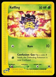Koffing 114/165 Expedition Base Set Common