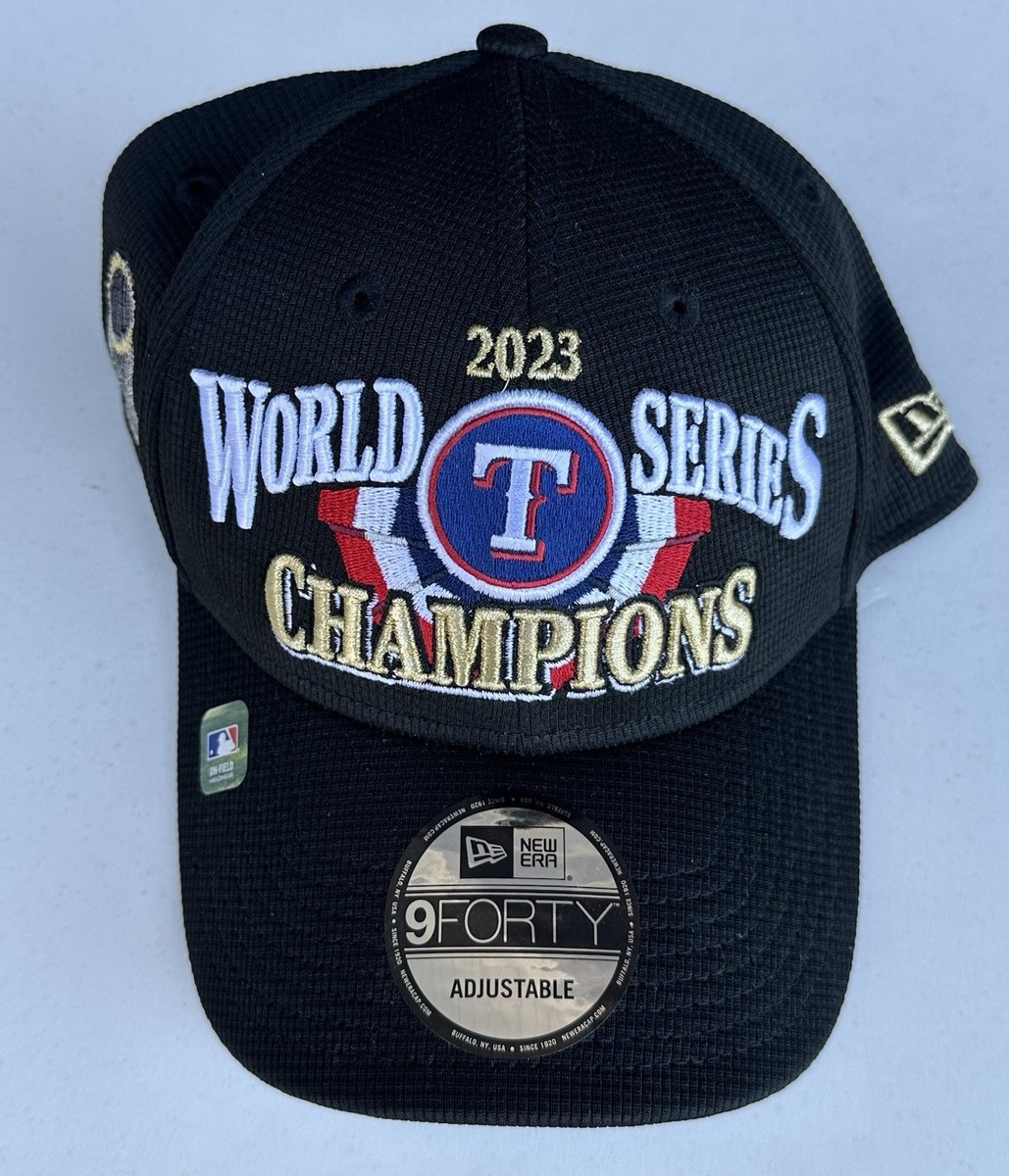 Texas Rangers 2023 World Series Champions New Era 9Forty SnapBack
