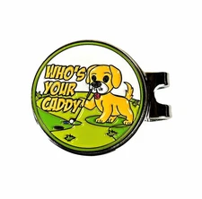 ZANGIT Golf Ball Marker With Magnetic Hat Clip Premium New Look Who's Your Caddy