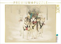 Calvendo Puzzle Sled Dogs | 1000 Pieces, Finished Size 25.2 × 18.9 In (64 × 48 C