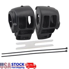 Black Handlebar Control Housing Cover For Harley Electra Glide Ultra Classic