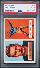 1957 TOPPS #119 BART STARR PSA 2