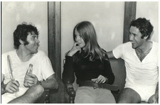 Bob Zagury and Pierre Barouh Vintage Silver Print Silver Print 18x27 