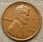 1919 p Lincoln Wheat Cent - [XF/EF] Extremely Fine - High Grade ~ B554