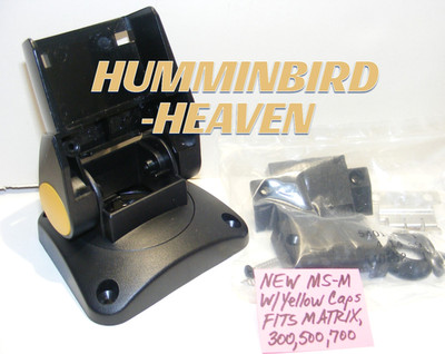 NEW HUMMINBIRD MS-M HEAD MOUNTING BASE YELLOW FITS MATRIX 300 500 600 700 MODELS