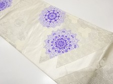 7614941: JAPANESE KIMONO JAPANESE FUKURO OBI / WOVEN CLASSICAL PATTERN