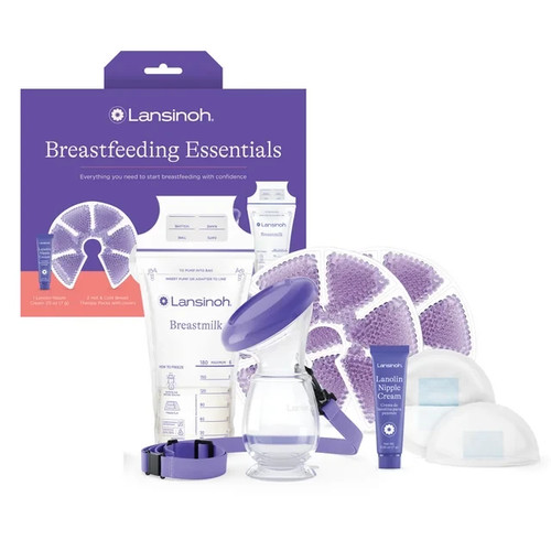 LANSINOH BREASTFEEDING ESSENTIALS KIT BRAND NEW 03/2028