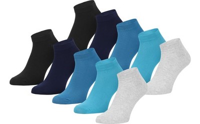 Ladeheid Damen und Herren 5er 10er Pack Sneaker Socken Arbeitssocken