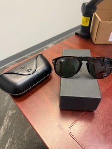 PERSOL PO0649 24/31 Havana Green Sunglasses 56mm NWT Authentic 649 Italy New