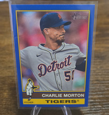 Topps Heritage Charlie Morton #508 Detroit Tigers Dark Blue Bordered MLB Card