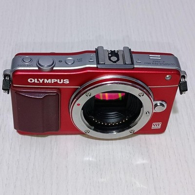 OLYMPUS PEN mini E-PM2 Mirrorless Digital Camera Red Body | eBay