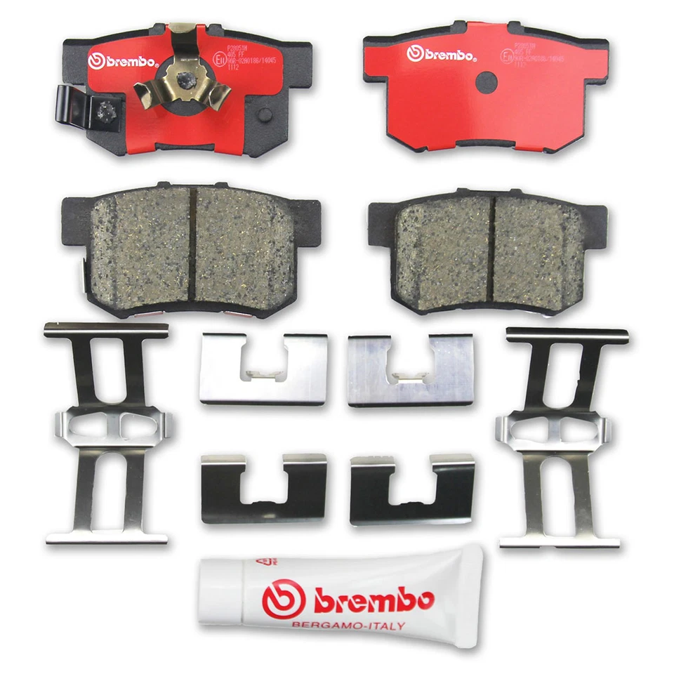 Kit de pastillas de freno rotores de freno delanteros traseros OE Brembo para Honda CR-V 2007-2011 Foto 2 de 4